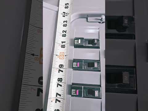 Am I shrinking? Or is the panel too high? What is the Code max height to center of highest breaker??